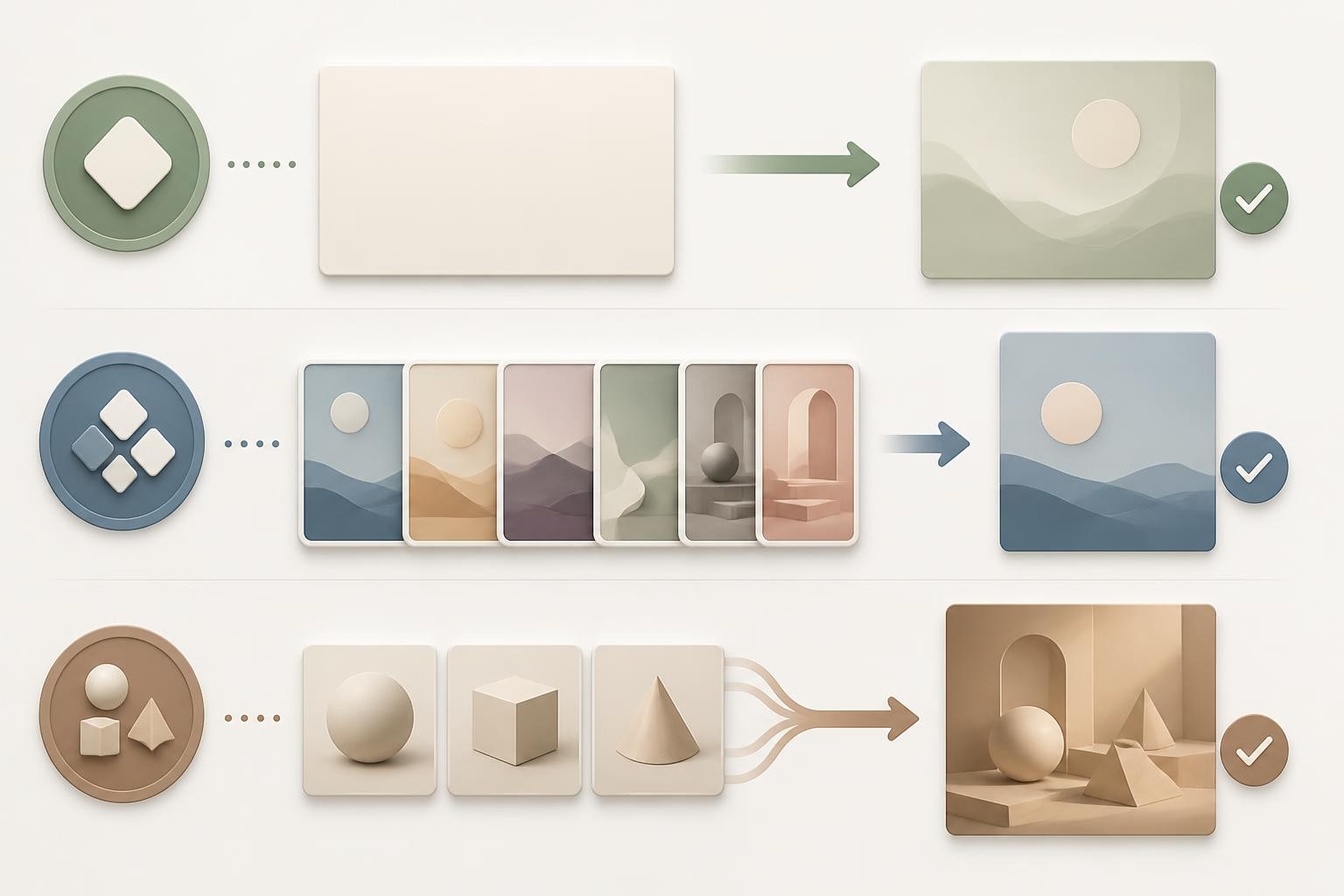 Visual decision lanes for choosing between AI image generation models