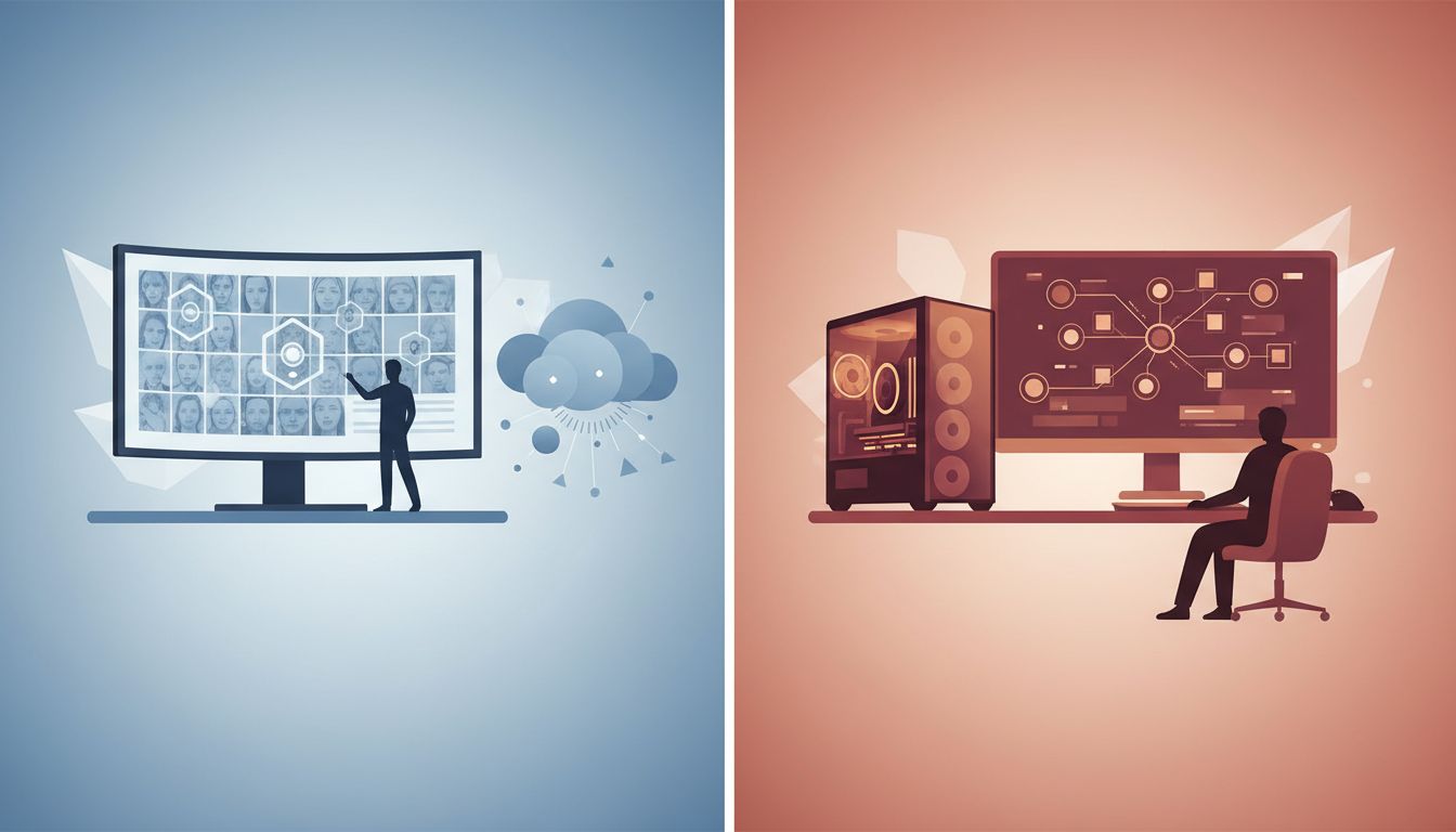 AI tools to swap faces comparison scene