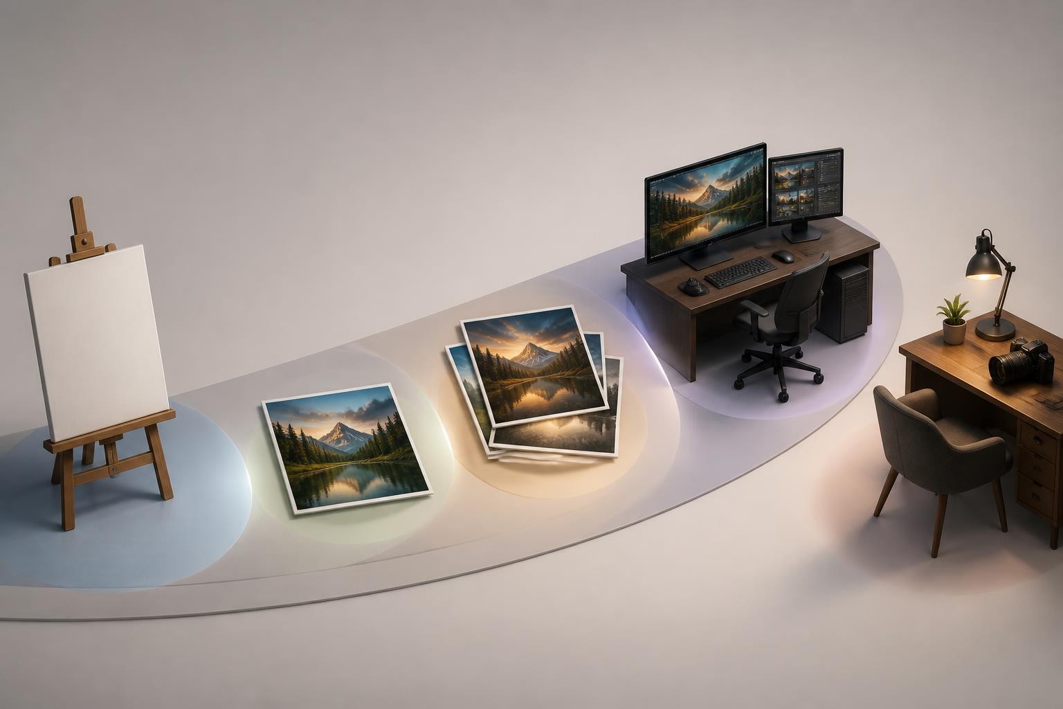 A visual decision path for choosing between image generation, controlled editing, and image-to-image transformation.