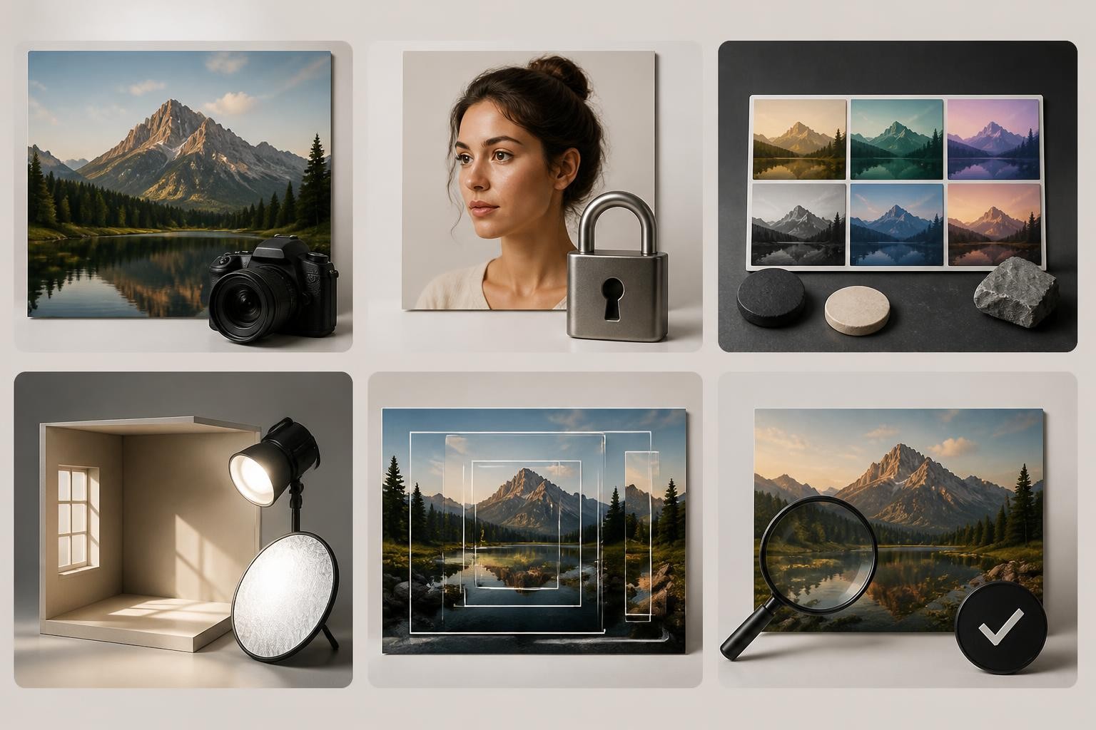 Visual checklist for building a trending AI photo prompt